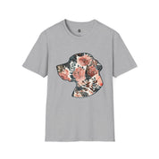 Unisex Floral Dog Tee