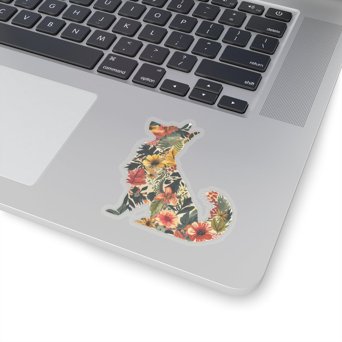 Floral Dog Sticker