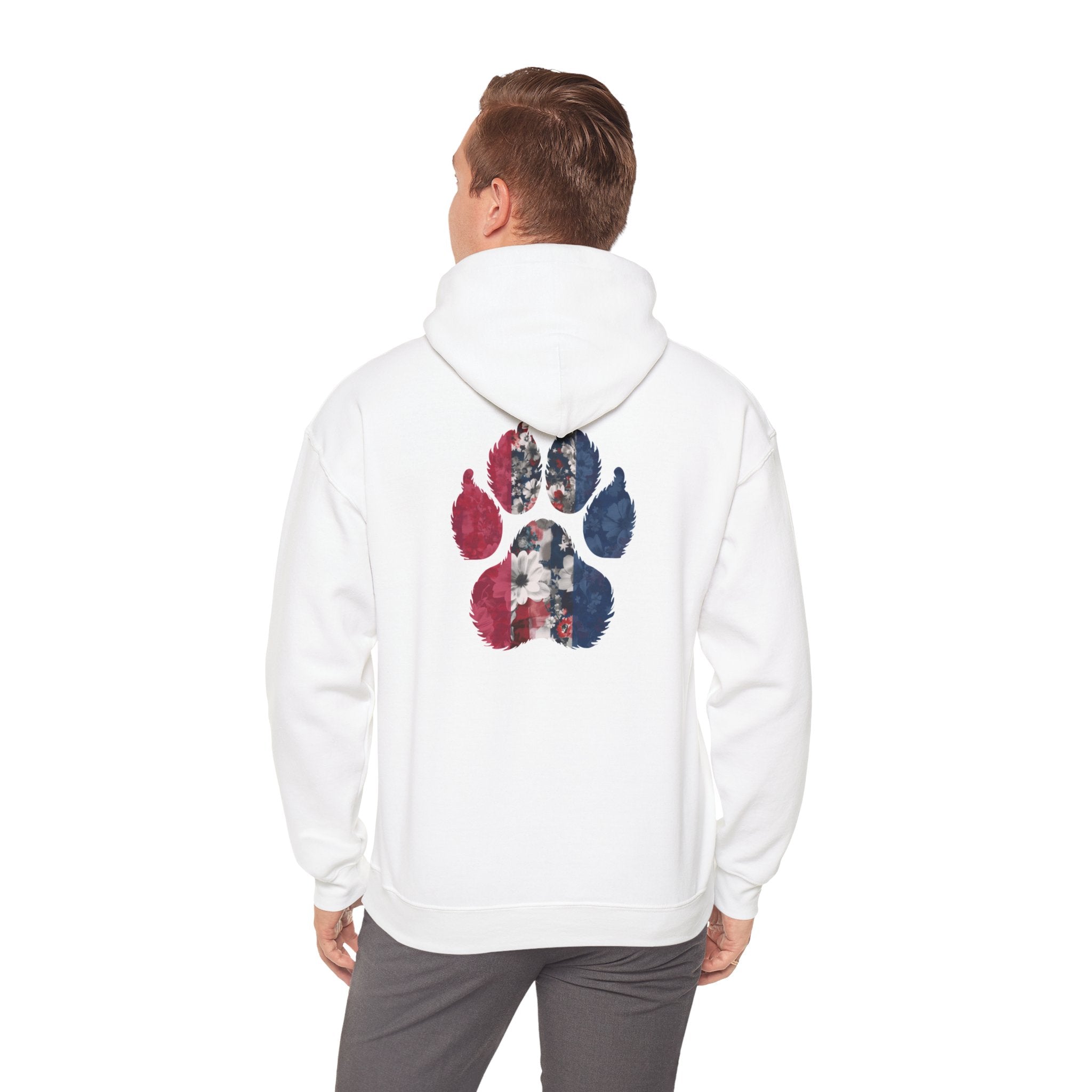 Unisex Red White and Blue Hoodie