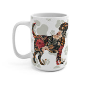 Floral Dog Mug