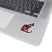 Floral Cat Sticker