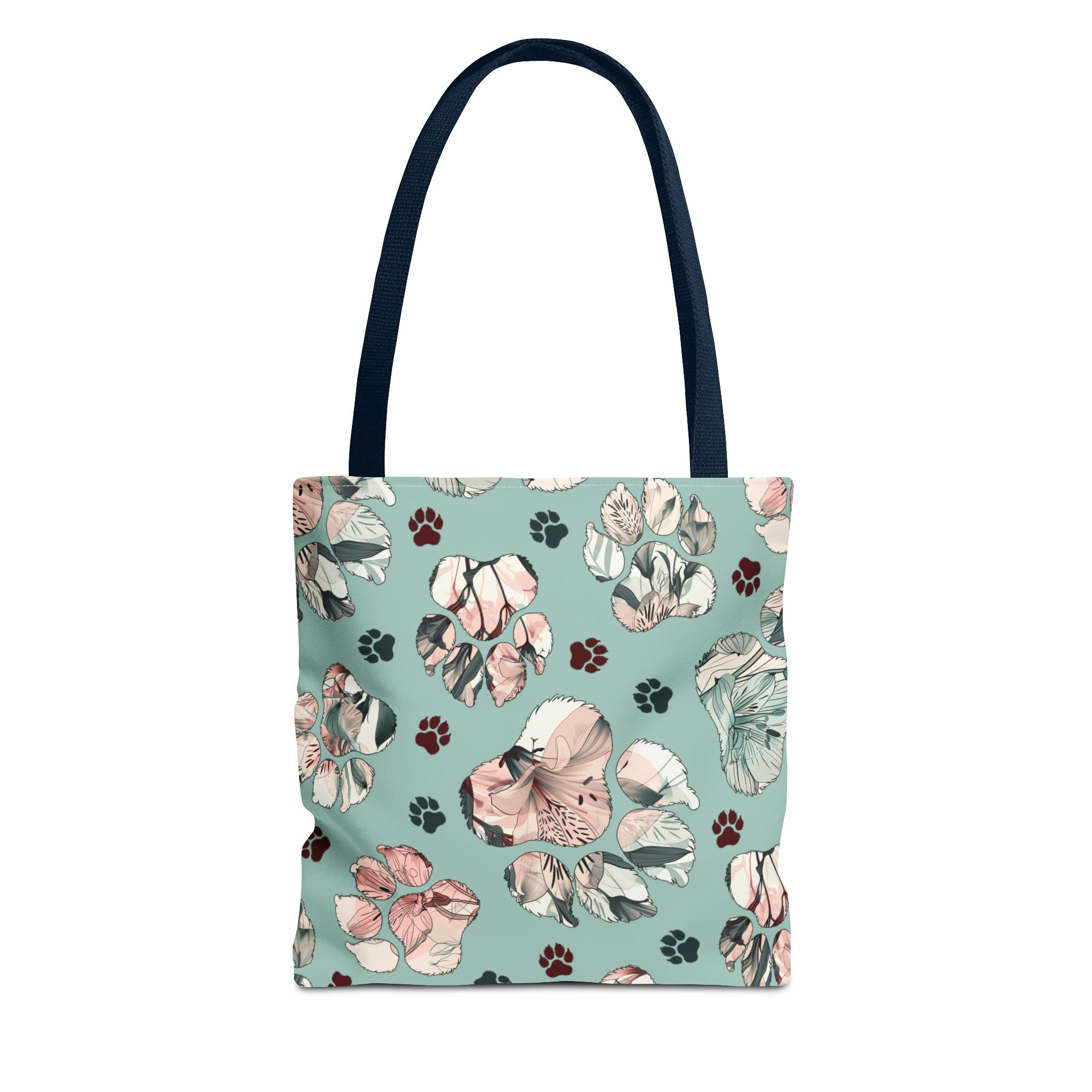 Floral Paw Tote Bag