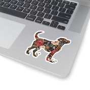 Floral Dog Sticker