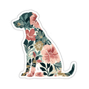 Floral Dog Sticker