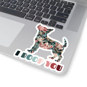 Floral Dog Sticker - Boop