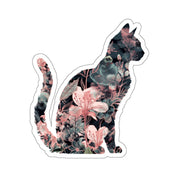 Floral Cat Sticker