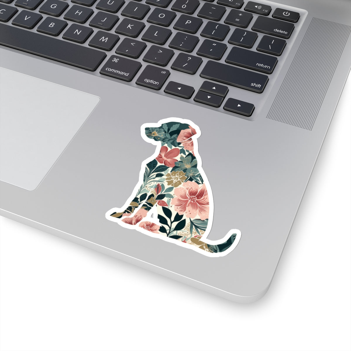 Floral Dog Sticker