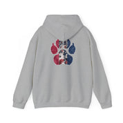 Unisex Red White and Blue Hoodie