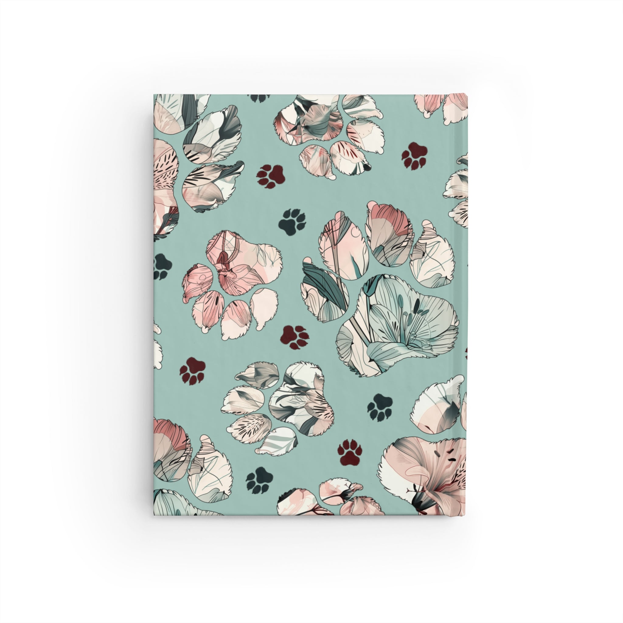 Floral Paw Blank Journal