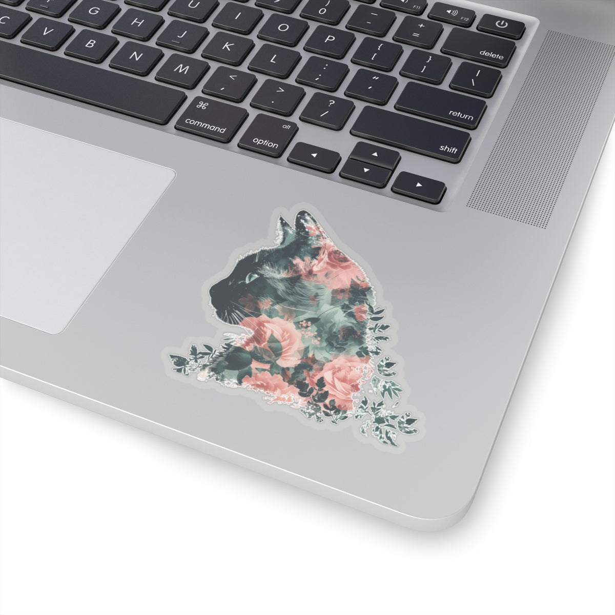 Floral Cat Sticker