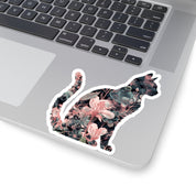 Floral Cat Sticker