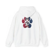 Unisex Red White and Blue Hoodie