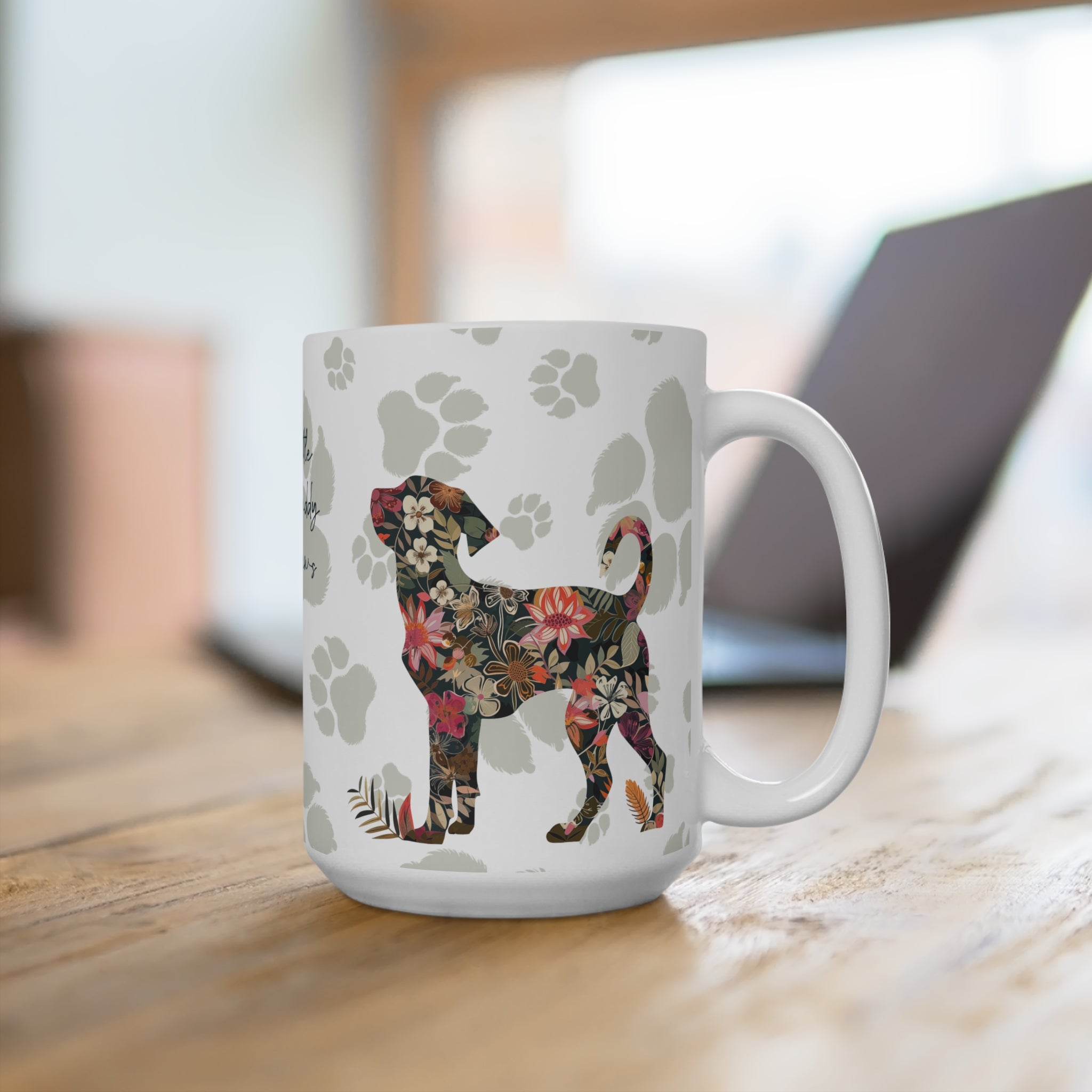 Floral Dog Mug