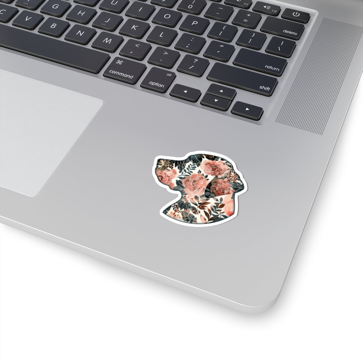 Floral Dog Sticker