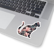 Floral Cat Sticker