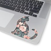 Floral Cat Sticker