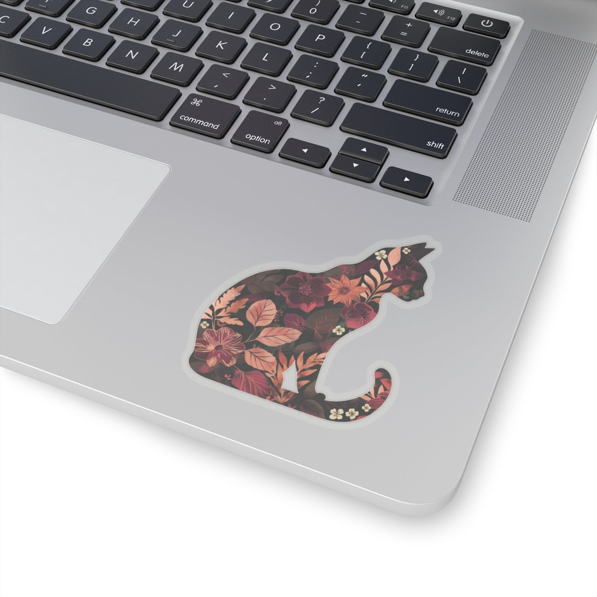 Floral Cat Sticker