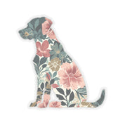 Floral Dog Sticker