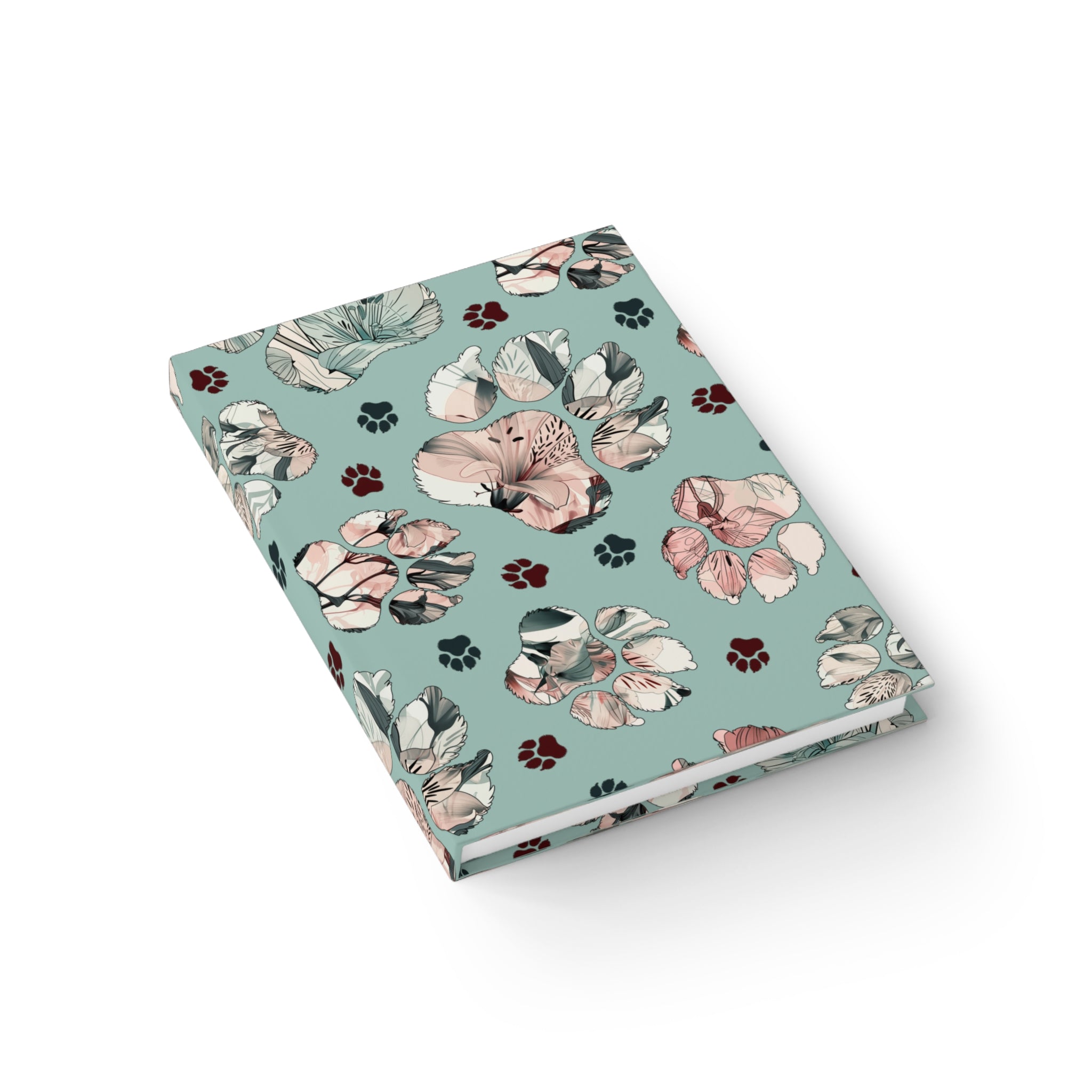 Floral Paw Blank Journal