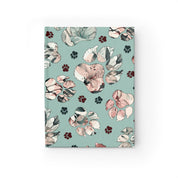 Floral Paw Blank Journal