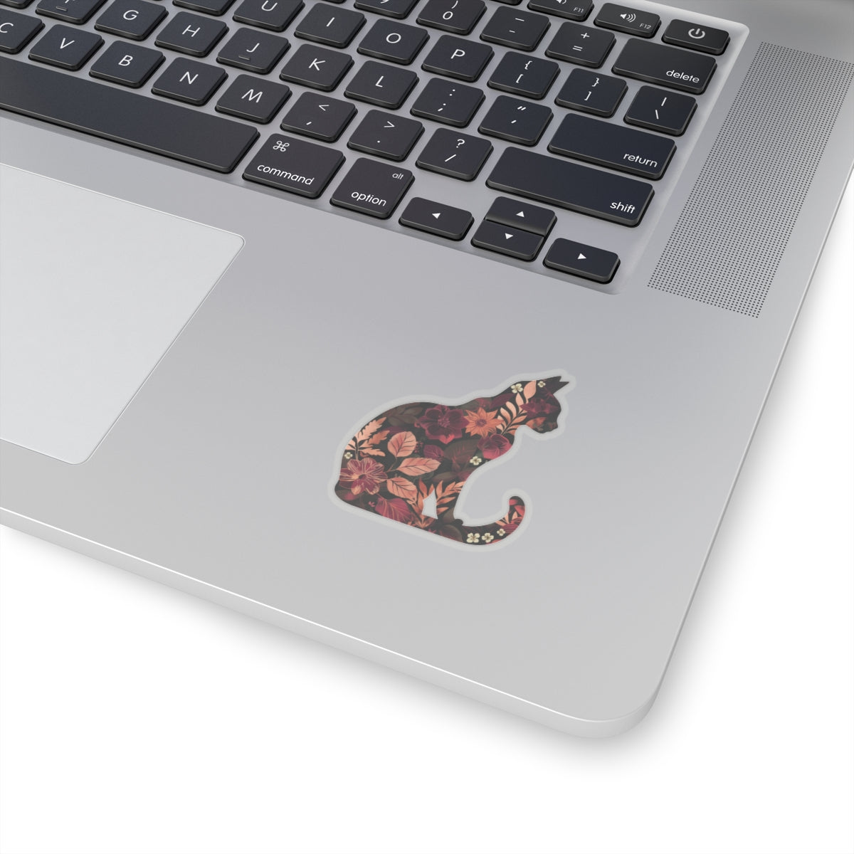 Floral Cat Sticker