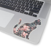 Floral Cat Sticker