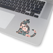 Floral Cat Sticker