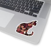 Floral Cat Sticker