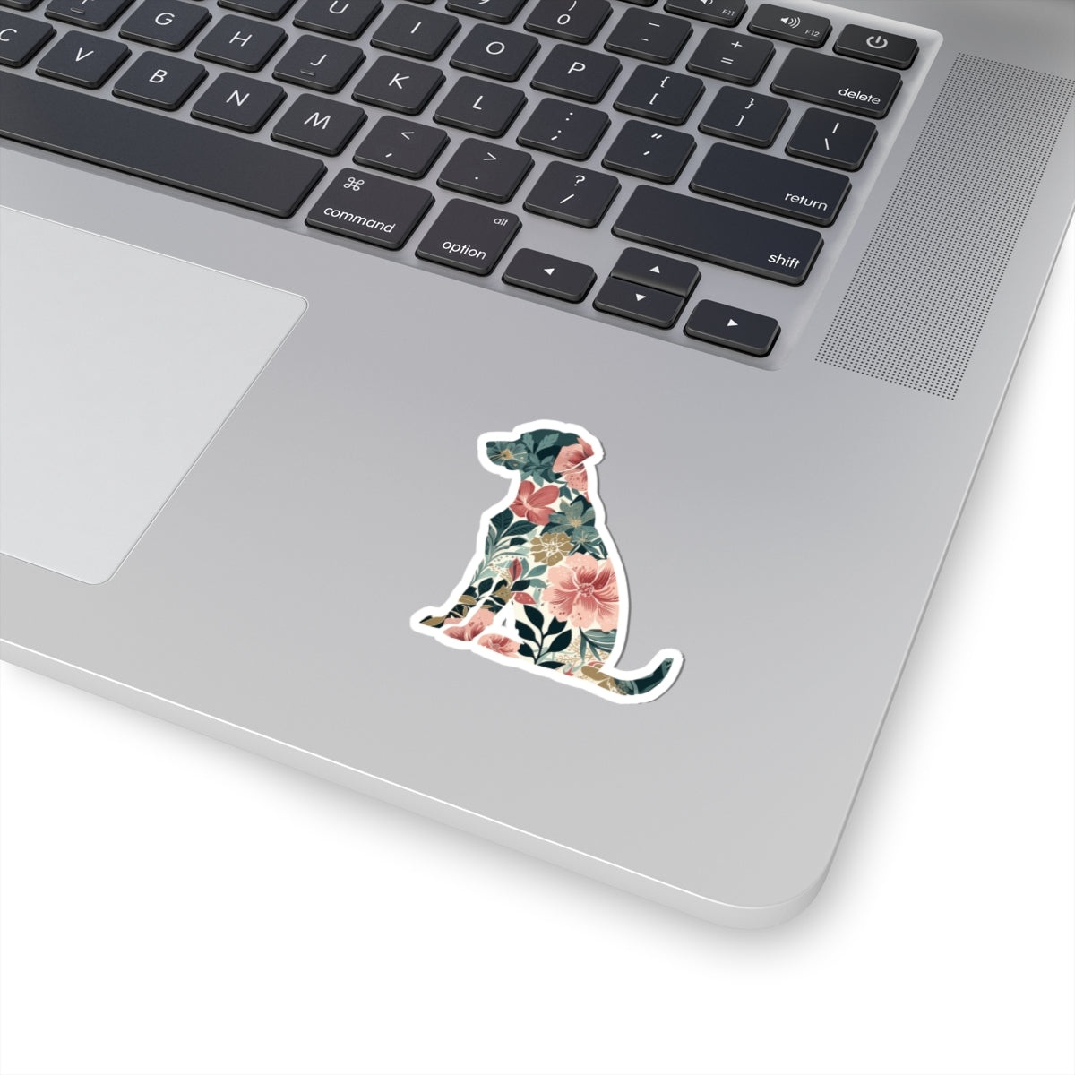 Floral Dog Sticker