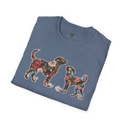 Unisex Floral Dogs Tee