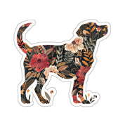 Floral Dog Sticker