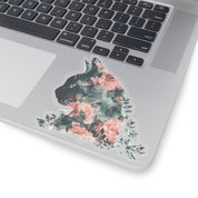 Floral Cat Sticker