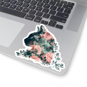 Floral Cat Sticker