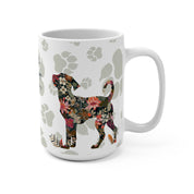 Floral Dog Mug