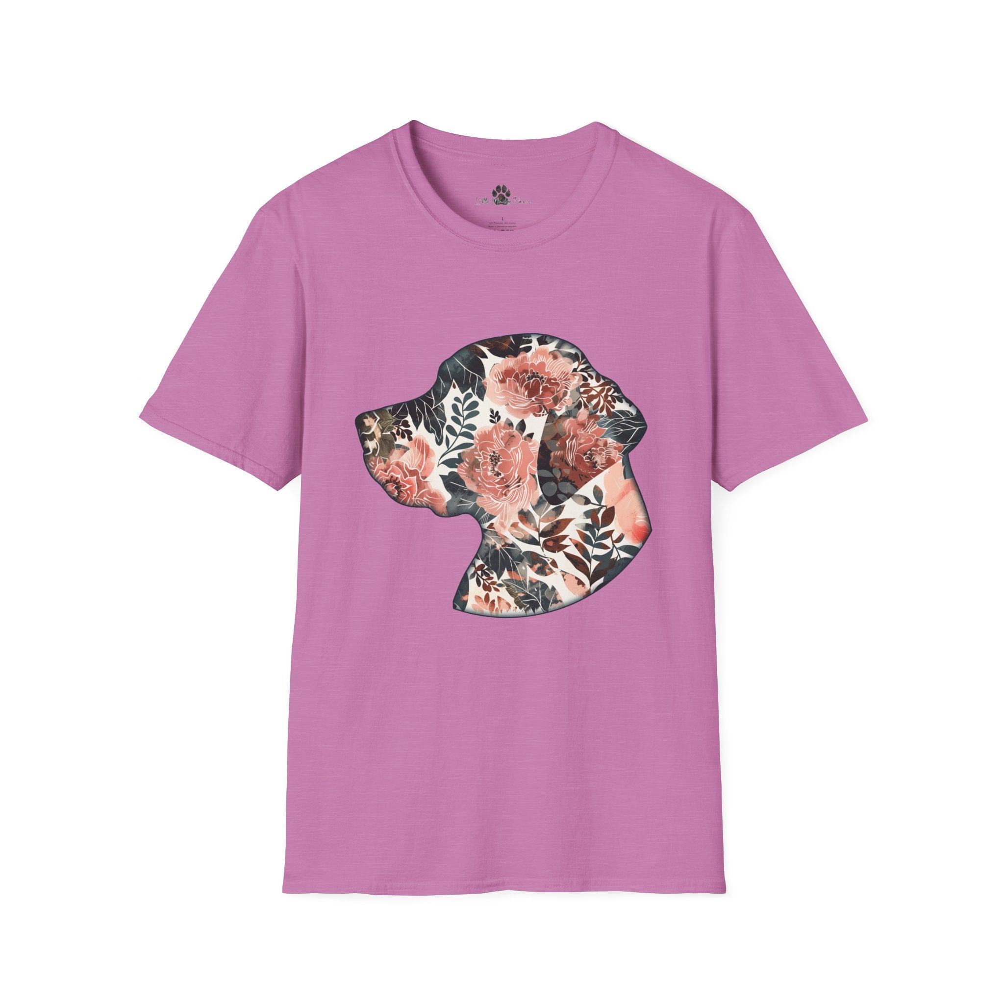 Unisex Floral Dog Tee