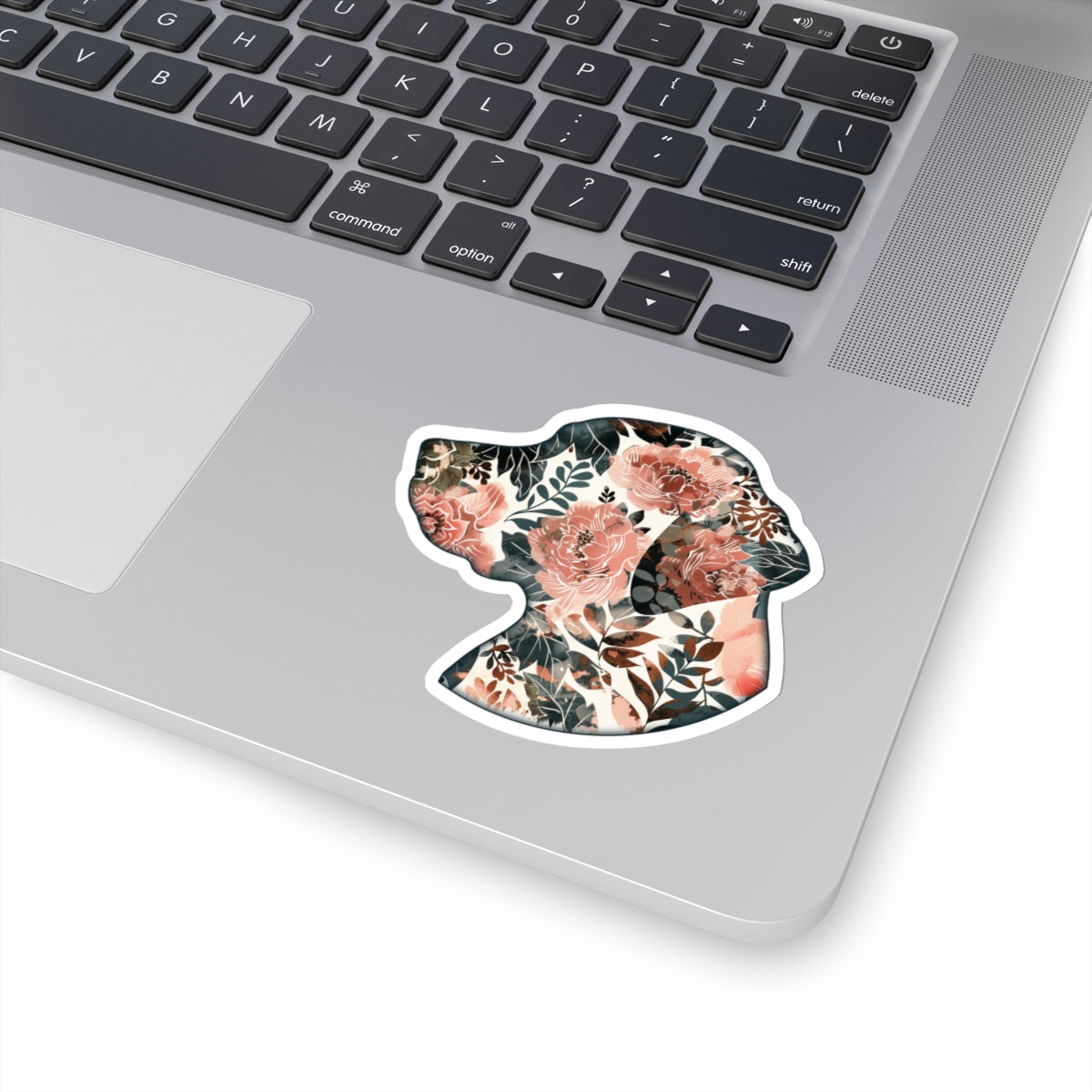 Floral Dog Sticker