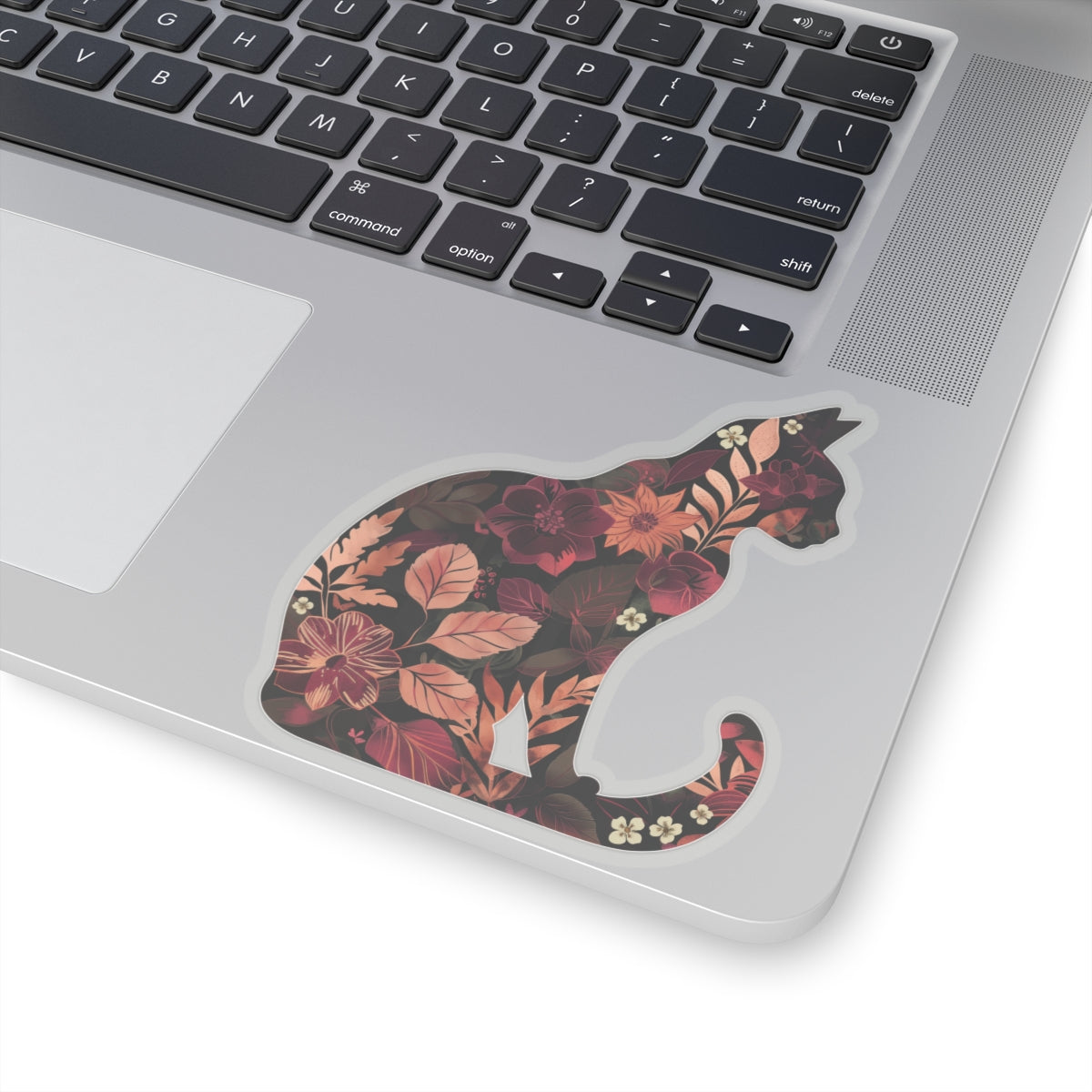 Floral Cat Sticker