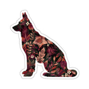 Floral Dog Sticker