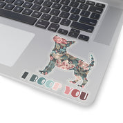 Floral Dog Sticker - Boop