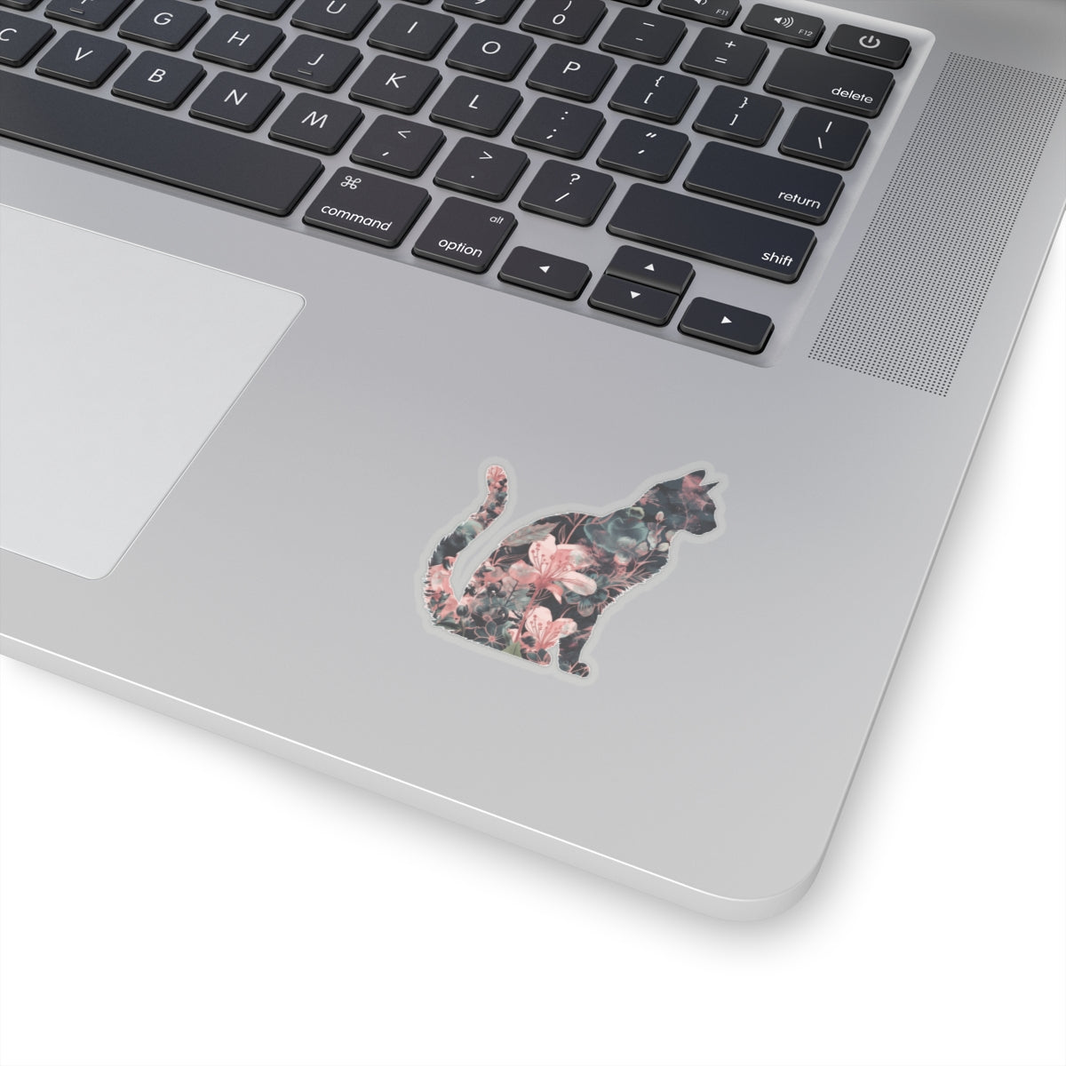 Floral Cat Sticker