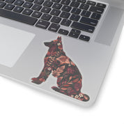 Floral Dog Sticker