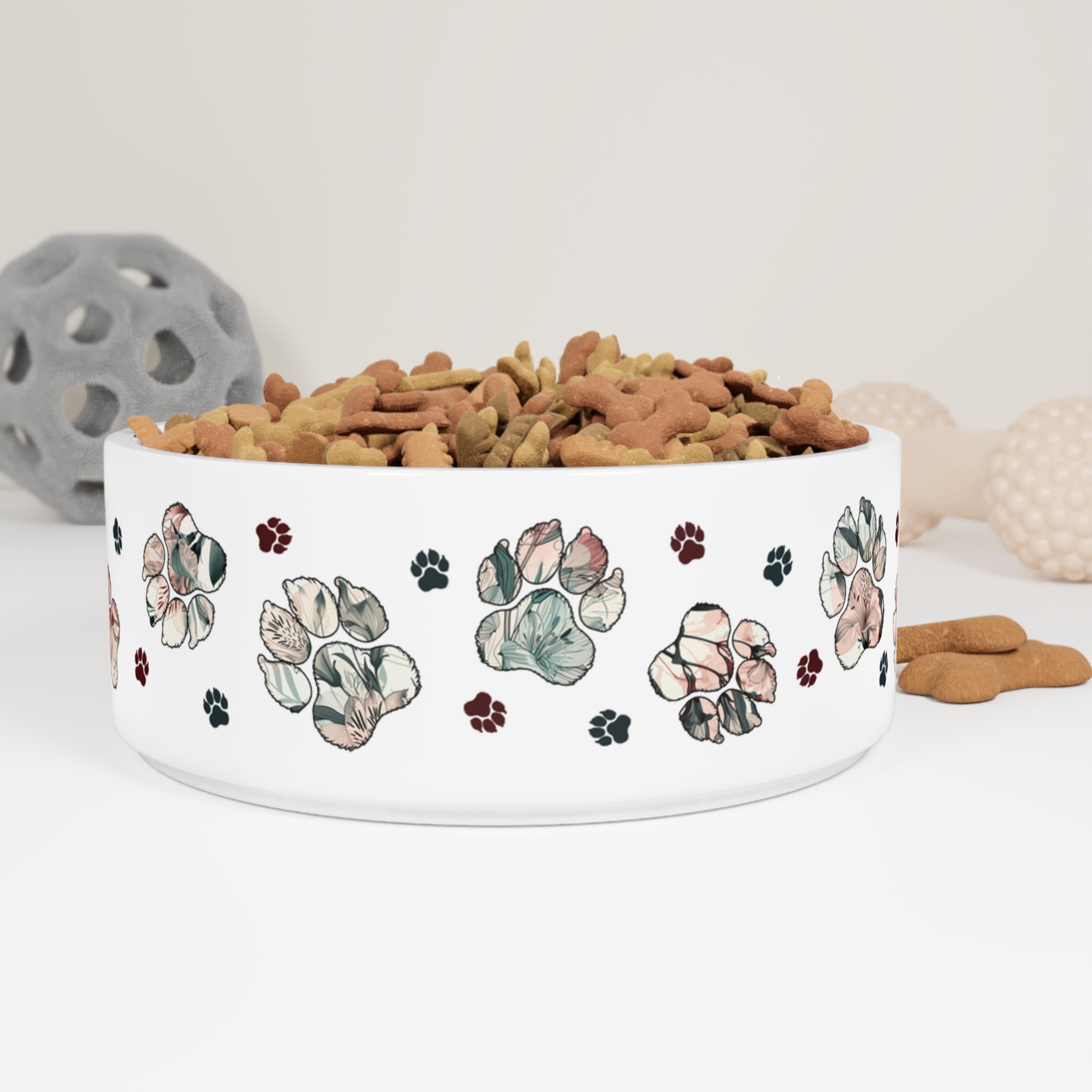 Floral Paw Pet Bowl