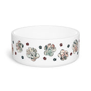 Floral Paw Pet Bowl